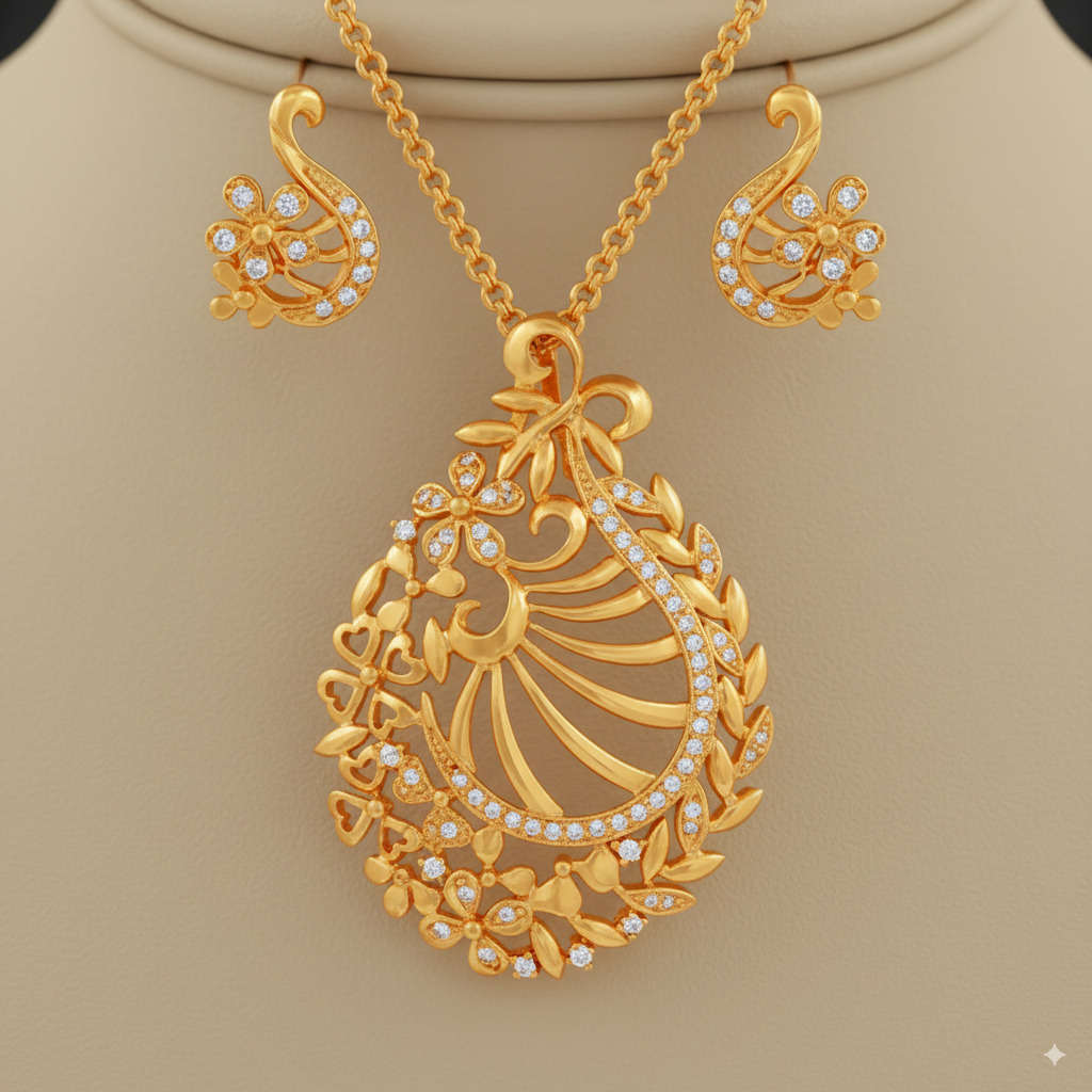 Gold Chain with Pendant
